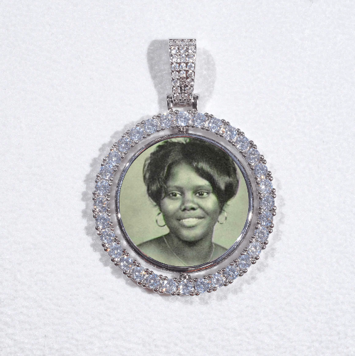 3D Spinning 2-Faced Custom Picture Pendant