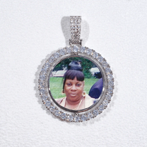 3D Spinning 2-Faced Custom Picture Pendant