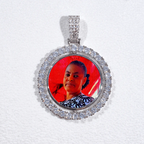 3D Spinning 2-Faced Custom Picture Pendant