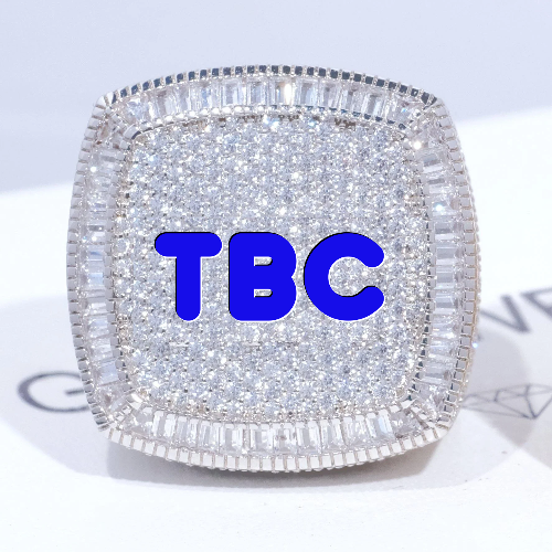 CUSTOM LETTER 3D ICED RING