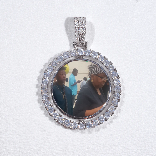 3D Spinning 2-Faced Custom Picture Pendant