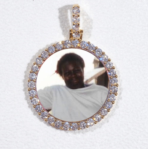 3D CIRCLE CUSTOM PICTURE PENDANT SMALL SIZE