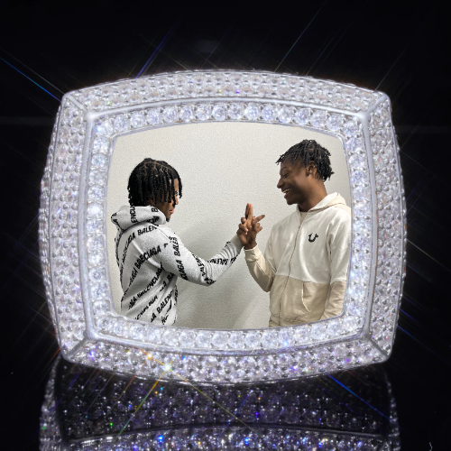 3D CUSTOM PICTURE ICED RING