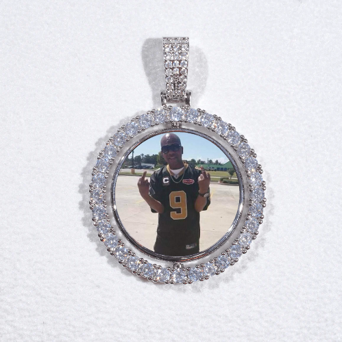 3D Spinning 2-Faced Custom Picture Pendant