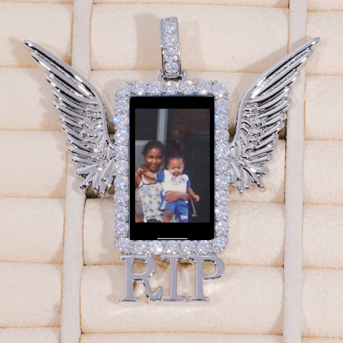 RIP WING 3D CUSTOM PICTURE PENDANT