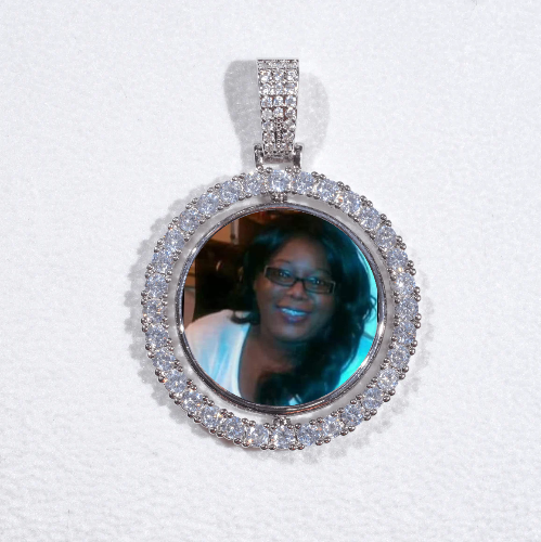 3D Spinning 2-Faced Custom Picture Pendant