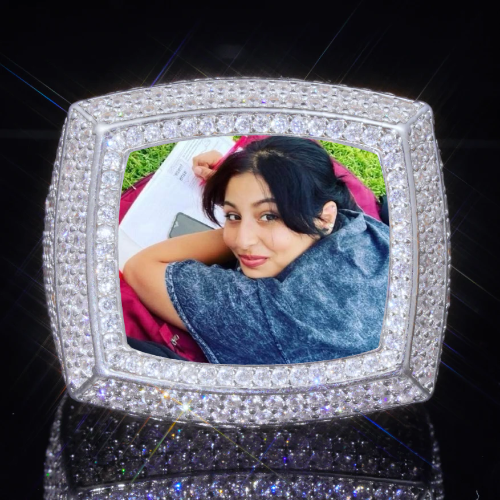 3D CUSTOM PICTURE ICED RING