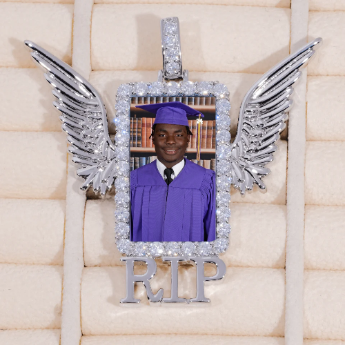 RIP WING 3D CUSTOM PICTURE PENDANT