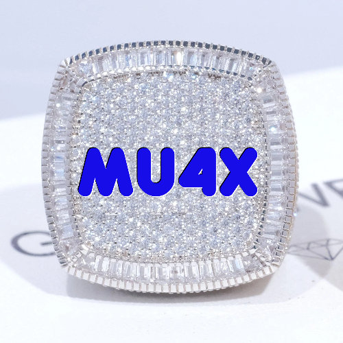 CUSTOM LETTER 3D ICED RING