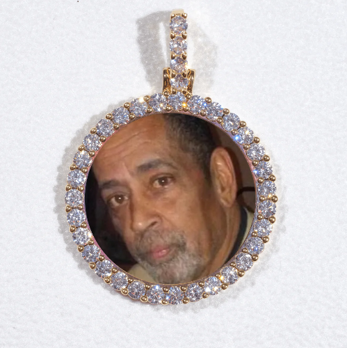 3D CIRCLE CUSTOM PICTURE PENDANT SMALL SIZE
