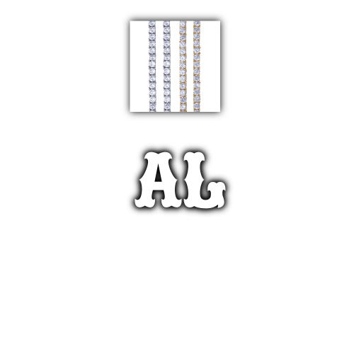 Custom Letters Freibeuter Font Necklace