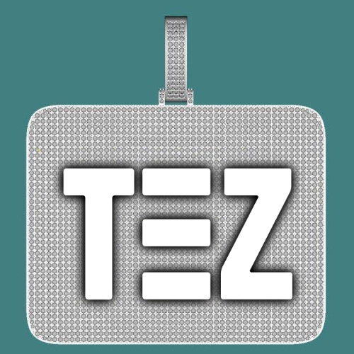 CUSTOM LETTER NECKLACE 3D BIG SQUARE