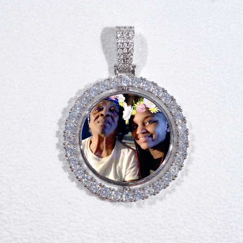3D Spinning 2-Faced Custom Picture Pendant