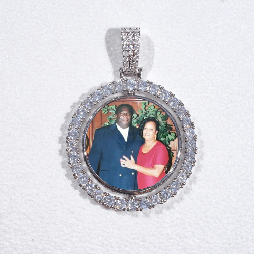 3D Spinning 2-Faced Custom Picture Pendant