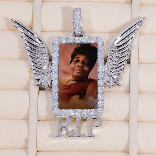 RIP WING 3D CUSTOM PICTURE PENDANT