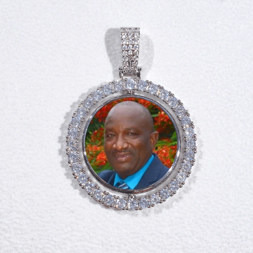 3D Spinning 2-Faced Custom Picture Pendant