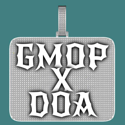 CUSTOM LETTER NECKLACE 3D BIG SQUARE