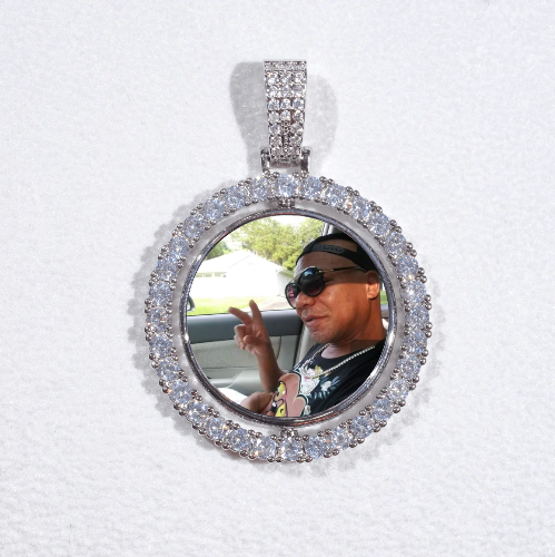 3D Spinning 2-Faced Custom Picture Pendant