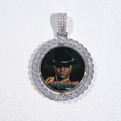 3D Spinning 2-Faced Custom Picture Pendant