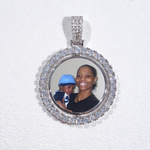 3D Spinning 2-Faced Custom Picture Pendant