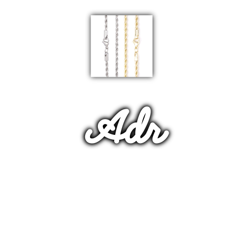 Script Custom Letter Necklace