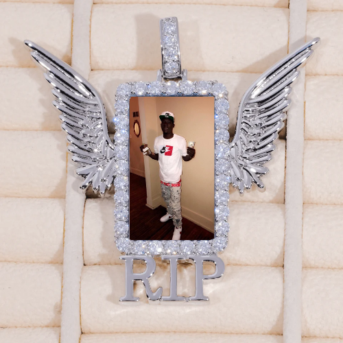 RIP WING 3D CUSTOM PICTURE PENDANT