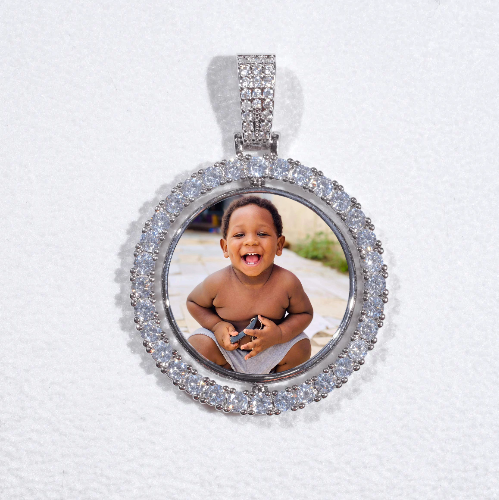 3D Spinning 2-Faced Custom Picture Pendant