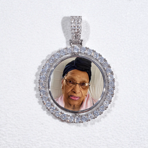 3D Spinning 2-Faced Custom Picture Pendant