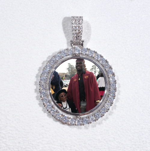 3D Spinning 2-Faced Custom Picture Pendant