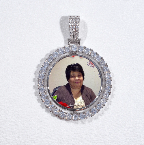 3D Spinning 2-Faced Custom Picture Pendant
