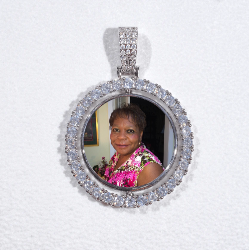 3D Spinning 2-Faced Custom Picture Pendant