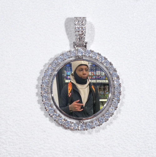 3D Spinning 2-Faced Custom Picture Pendant
