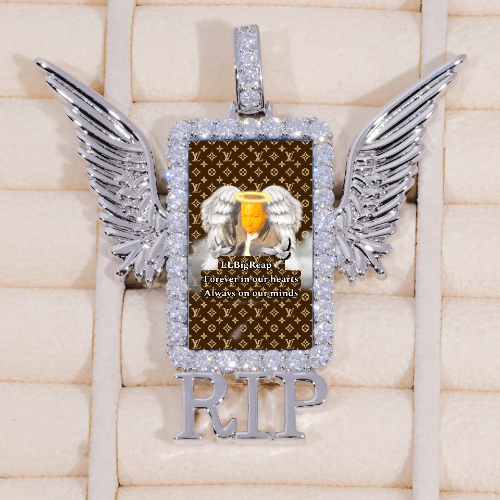 RIP WING 3D CUSTOM PICTURE PENDANT