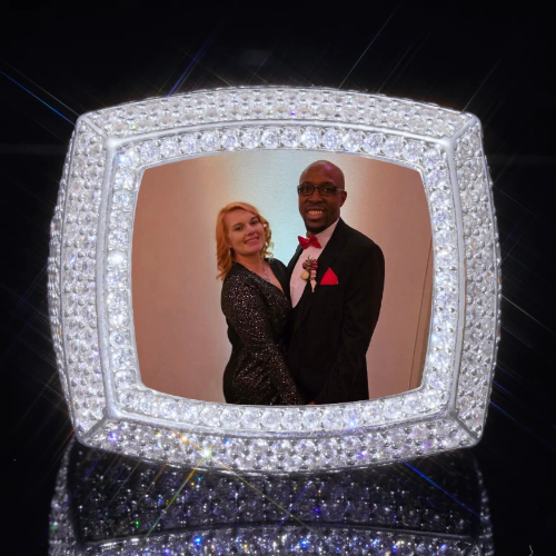 3D CUSTOM PICTURE ICED RING