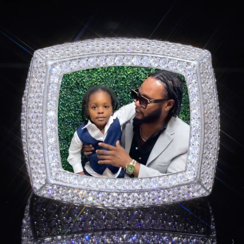 3D CUSTOM PICTURE ICED RING