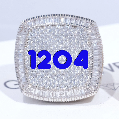 CUSTOM LETTER 3D ICED RING