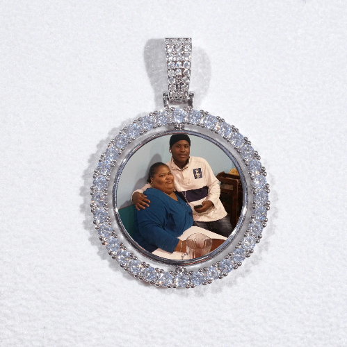 3D Spinning 2-Faced Custom Picture Pendant