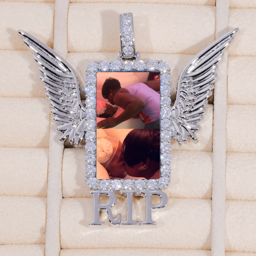 RIP WING 3D CUSTOM PICTURE PENDANT