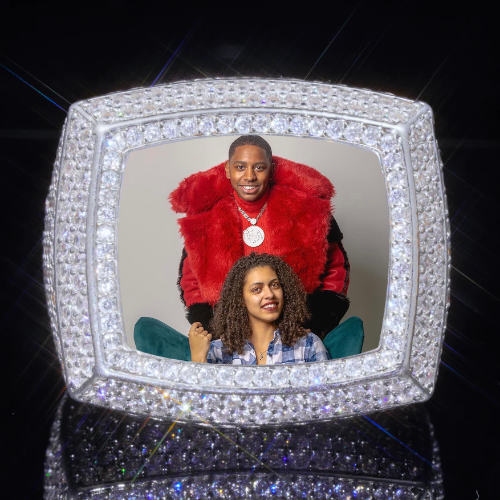 3D CUSTOM PICTURE ICED RING