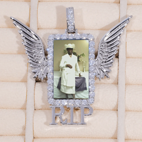RIP WING 3D CUSTOM PICTURE PENDANT