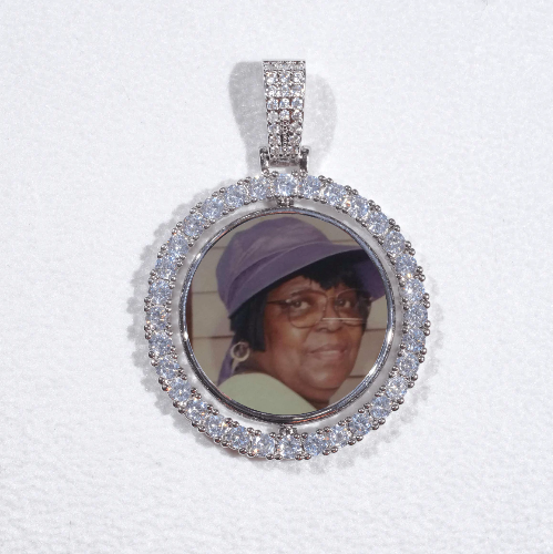 3D Spinning 2-Faced Custom Picture Pendant