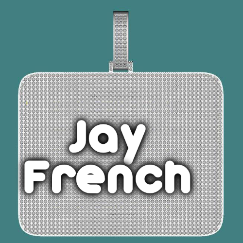 CUSTOM LETTER NECKLACE 3D BIG SQUARE
