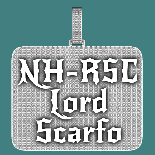 CUSTOM LETTER NECKLACE 3D BIG SQUARE