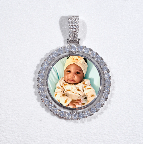 3D Spinning 2-Faced Custom Picture Pendant