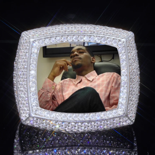 3D CUSTOM PICTURE ICED RING