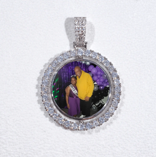 3D Spinning 2-Faced Custom Picture Pendant