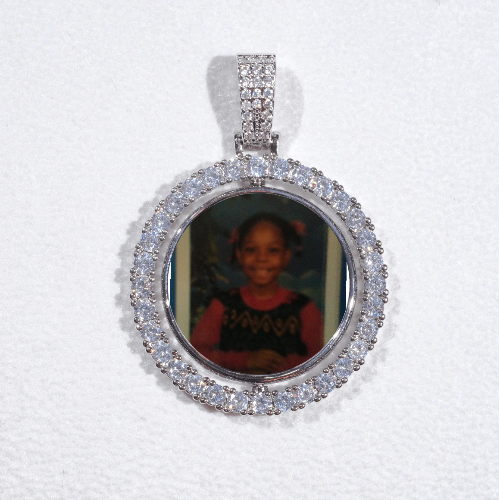 3D Spinning 2-Faced Custom Picture Pendant