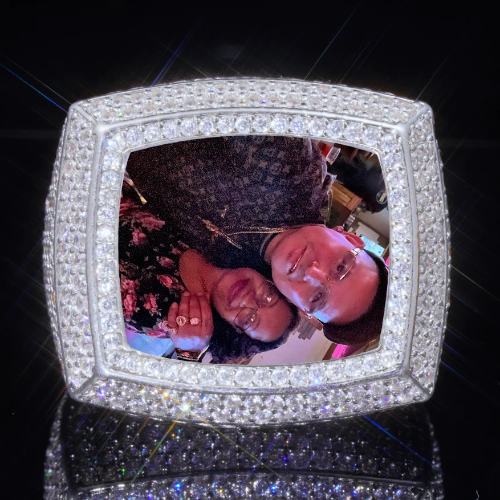 3D CUSTOM PICTURE ICED RING