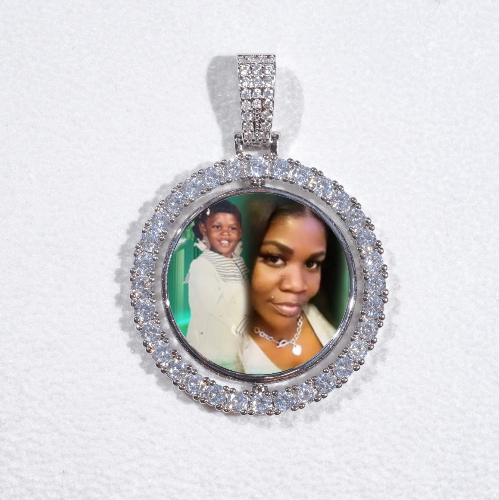 3D Spinning 2-Faced Custom Picture Pendant