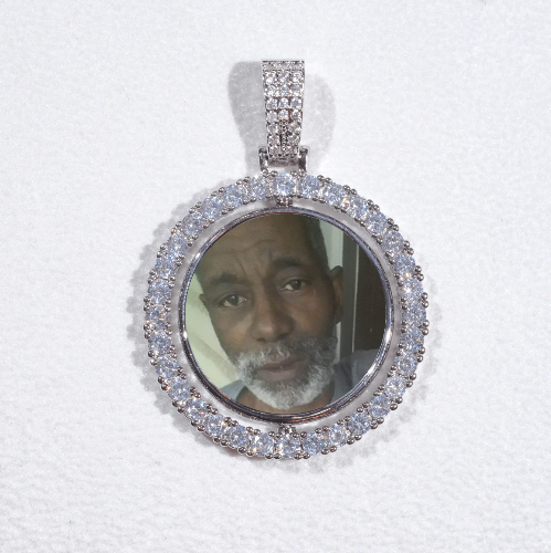 3D Spinning 2-Faced Custom Picture Pendant